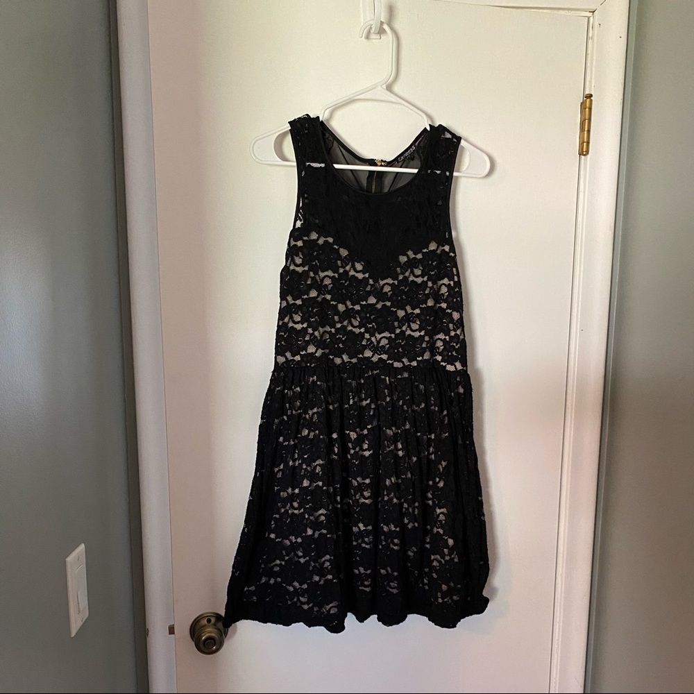 Express Black Lace Dress Size Large